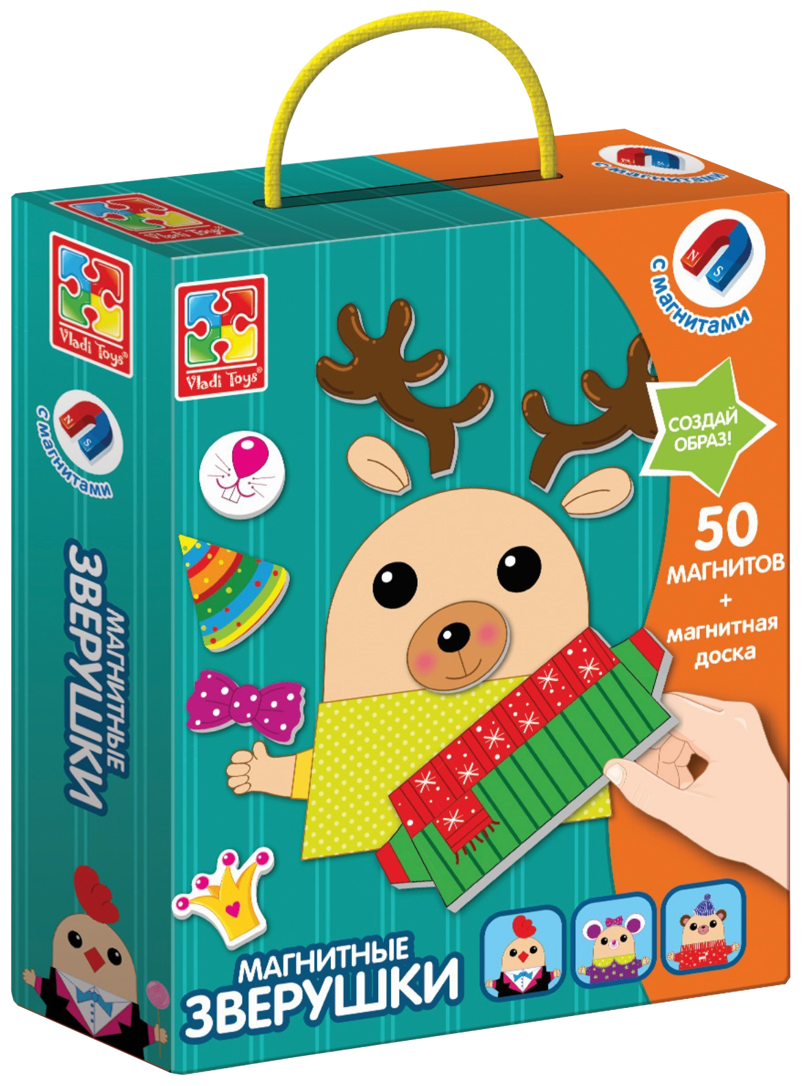 

Магнитная игра "Зверушки" VT3702-10 Vladi Toys