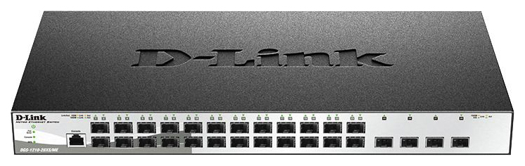 Коммутатор D-Link DGS-1210-28XS/ME/B1A Black/Silver