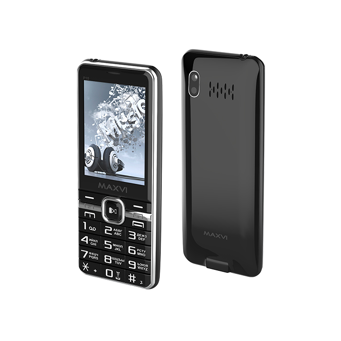 фото Мобильный телефон maxvi p15 black