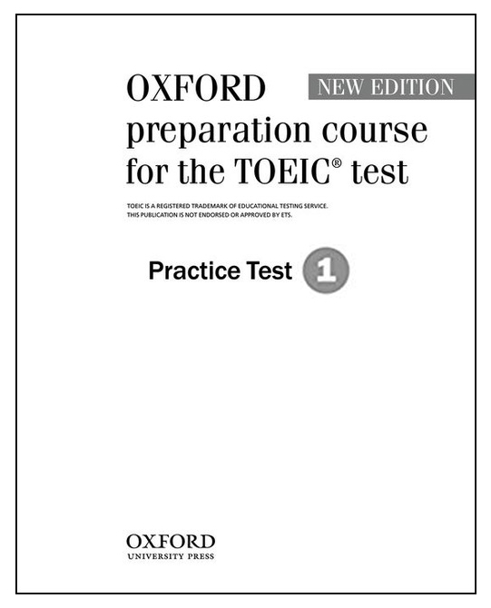 

Oxford Preparation Course for the TOEIC Test 1