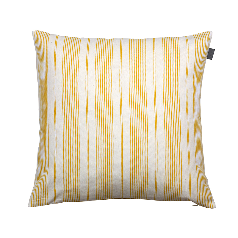 фото Декоративная наволочка gant home cc stripe cushion, 50x50см, цвет желтый