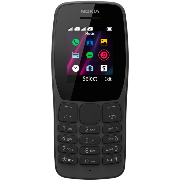 фото Мобильный телефон nokia 110ds та-1192 black