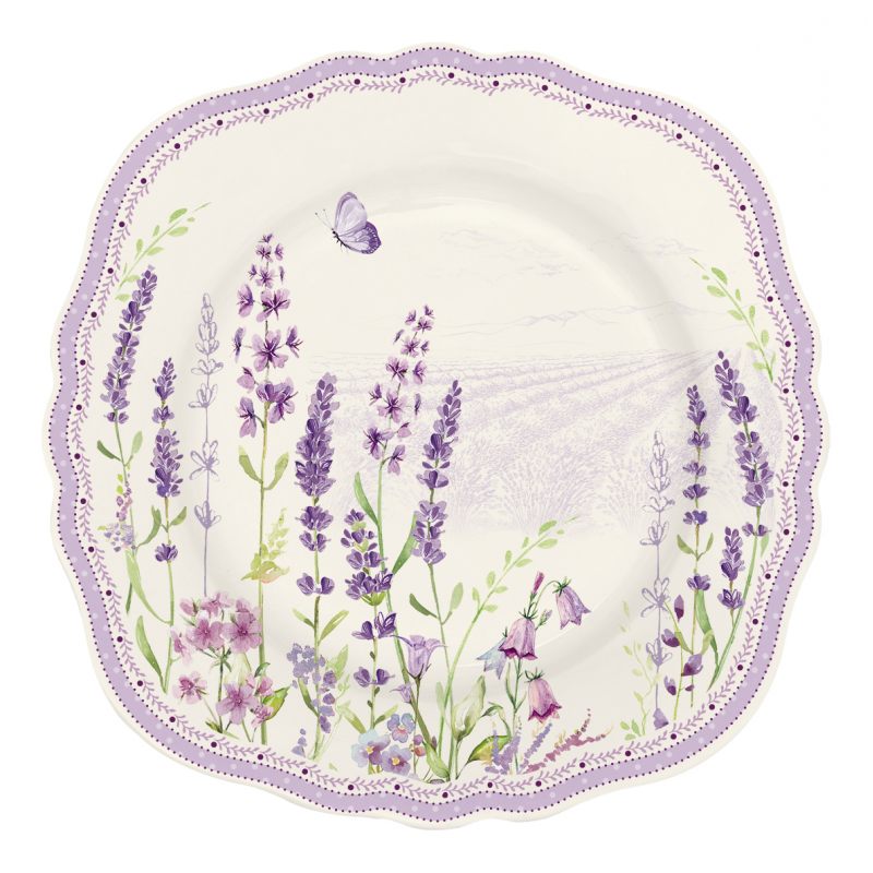фото Easy life тарелка десертная "lavender field" в подарочной упаковке