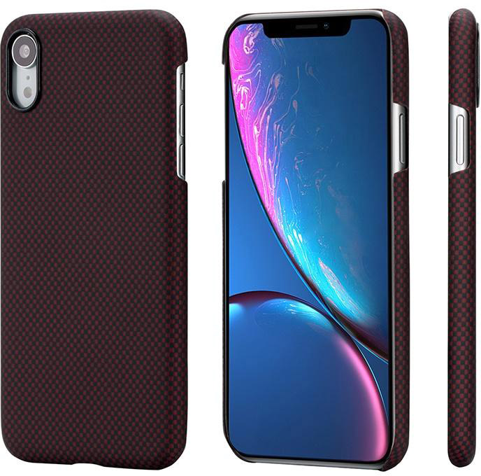 фото Чехол pitaka magcase (ki9004xr) для iphone xr (black/red)