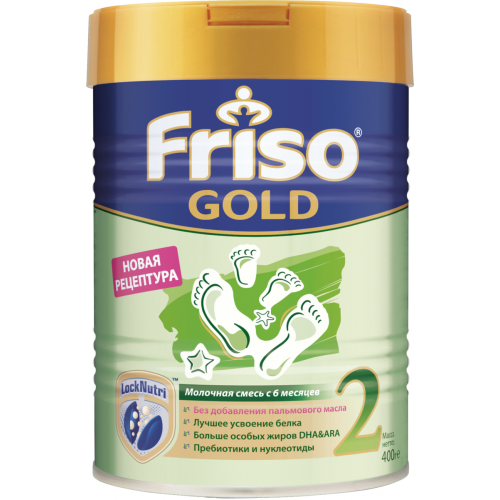 

Молочная смесь Friso Gold 2 от 6 до 12 мес. 400 г, Gold 2 NEW