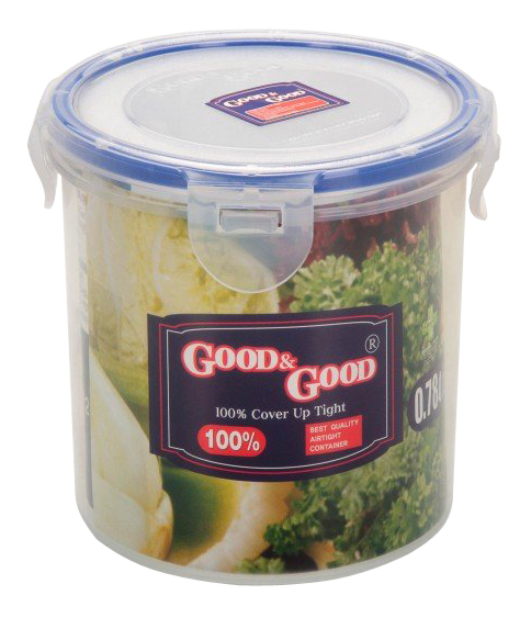 фото Пластиковый контейнер для продуктов с зажимом 0,78 л good&good