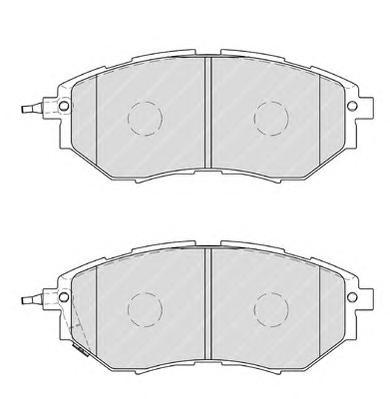 фото Комплект тормозных колодок ferodo fdb1984