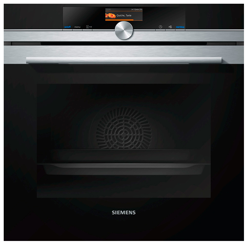 фото Встраиваемый электрический духовой шкаф siemens hb676g5s6 black