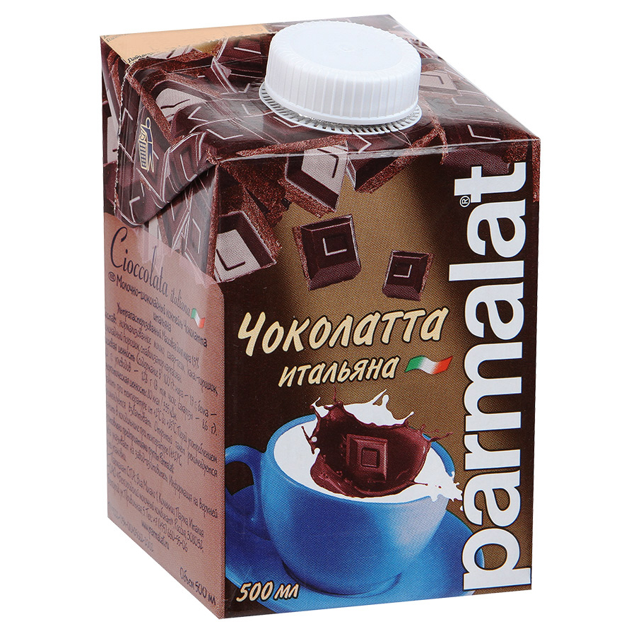 фото Коктейль parmalat cioccolata italiana молочно-шоколадный 1.9% 0.5 л