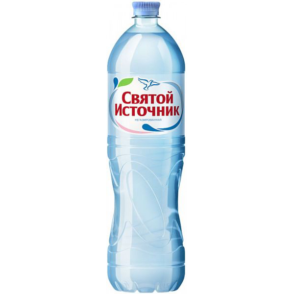 

Вода питьевая Святой Источник негазированная пластик 1.5 л, негазированная пластик