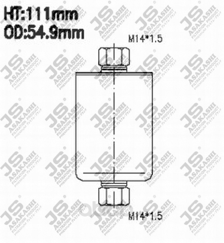 Фильтр топливный JS Asakashi FS613J