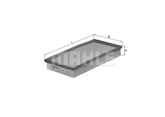 фото Фильтр воздушный knecht lx 942 mahle/knecht