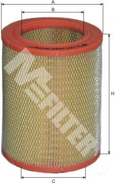

Фильтр воздушный MFILTER A 263