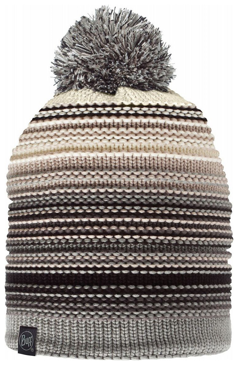 фото Шапка мужская buff knitted & polar hat neper фиолетовая one size женская