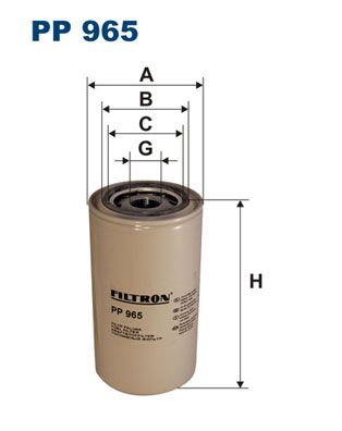 фото Фильтр топливный filtron pp965