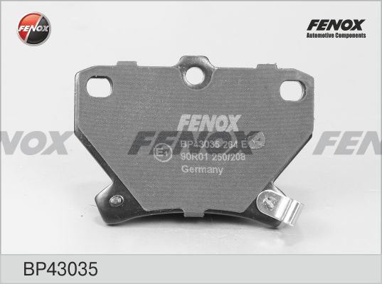 

Комплект тормозных колодк FENOX BP43035