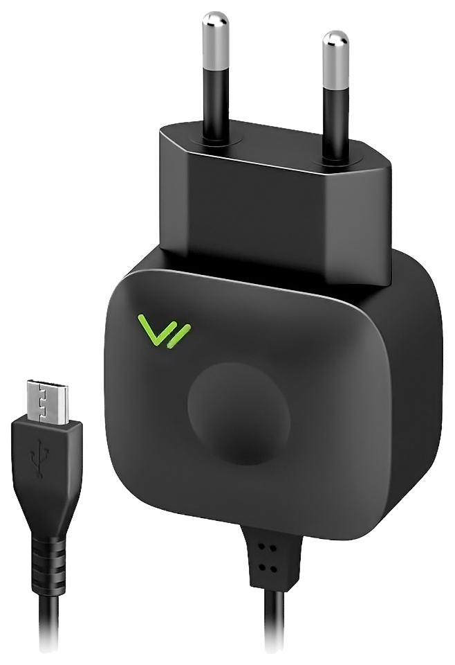 фото Сетевое зарядное устройство vertex 1 usb, 1,2 a, (sltc1000micusbb) black