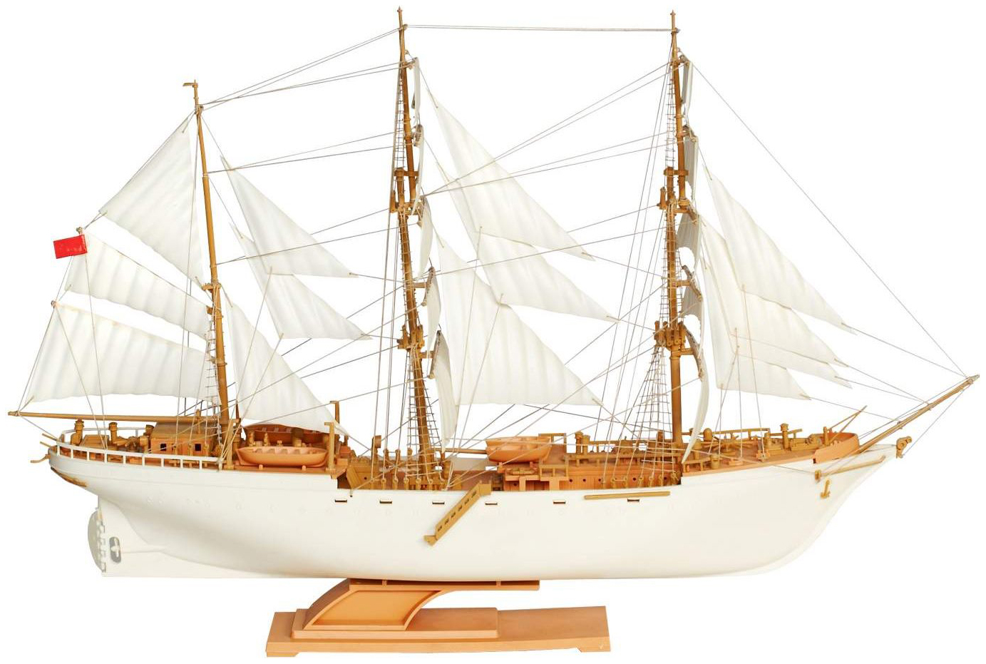 Сборная модель-копия Огонек Учебно-парусное судно Товарищ