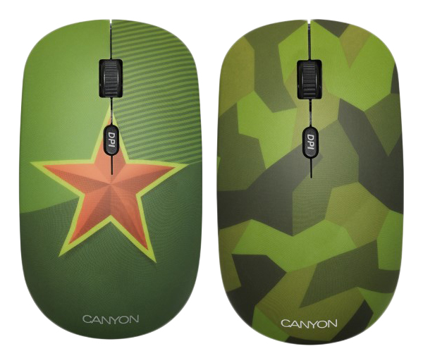 

Беспроводная мышь CANYON CND-CMSW521SM Green/Red, CND-CMSW521SM