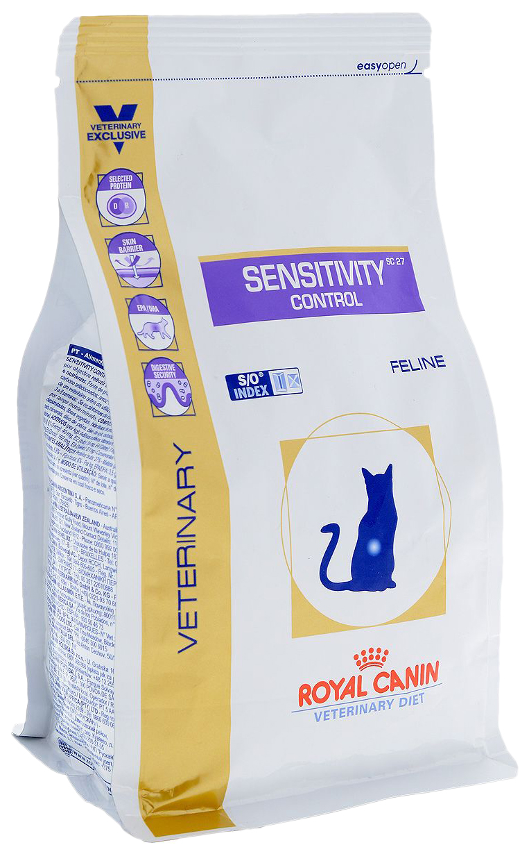 фото Сухой корм для кошек royal canin sensitivity control, при пищевой аллергии, утка, 0,4кг