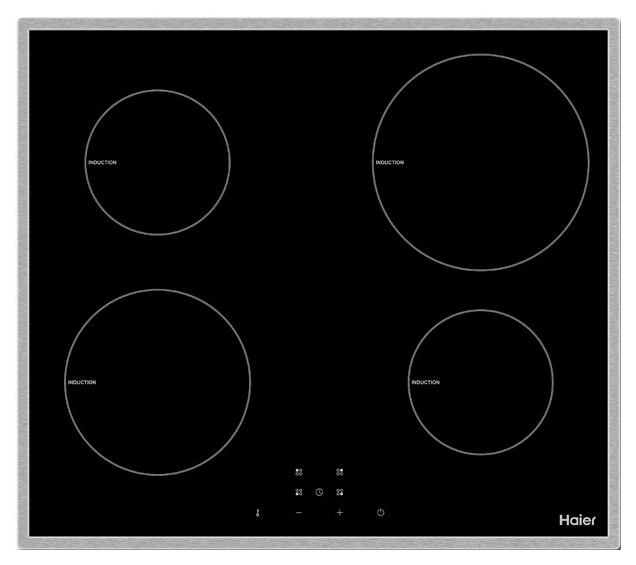 фото Встраиваемая варочная панель индукционная haier hhx-y64nfb black