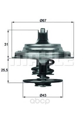 фото Термостат mahle tx2379d mahle/knecht