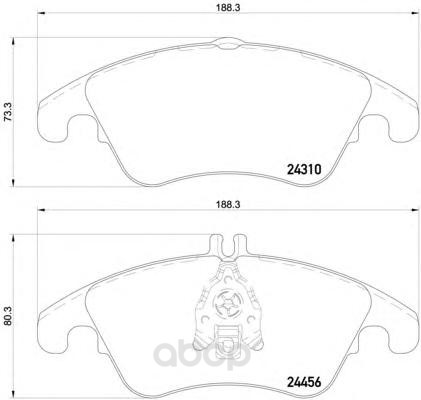 

Колодки тормозные дисковые, комплект Hella 8DB355012-621