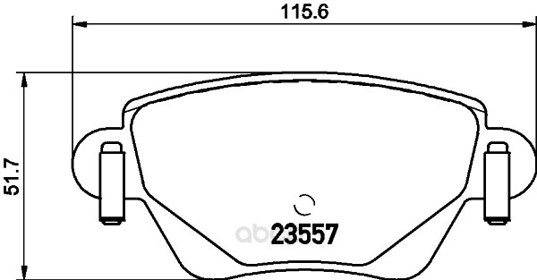 

Тормозные колодки дисковые HELLA 8DB355029611