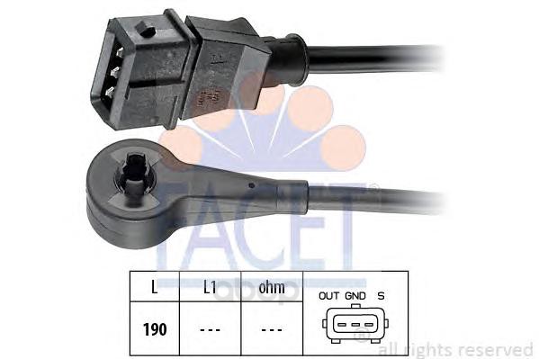 

Датчик скорости Alfa Romeo 164 87-98, 168 (164) Facet 90184