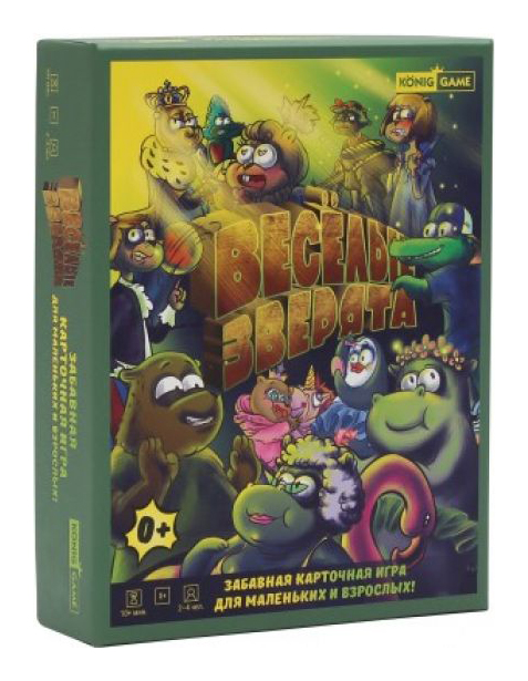 

Настольная игра Рыжий кот Веселые зверята ИН-9901