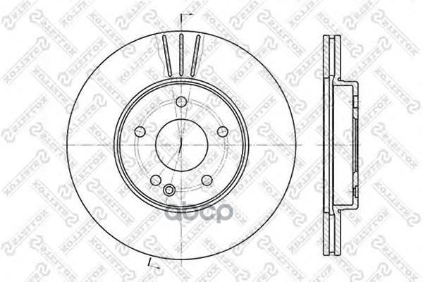 фото Тормозной диск stellox 60203317vsx