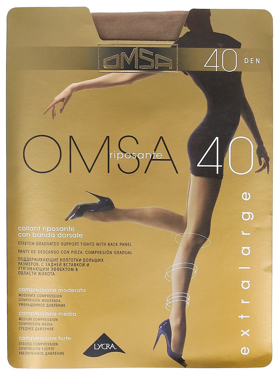 фото Колготки omsa omsa 40 / daino (загар) / 4 (l)