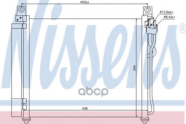 фото Радиатор кондиционера nissens 940172