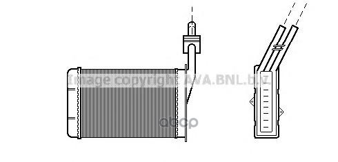 

Радиатор печки AVA QUALITY COOLING RT6101