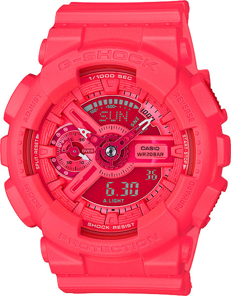 

Наручные часы Casio G-Shock GMA-S110VC-4A с хронографом, G-Shock