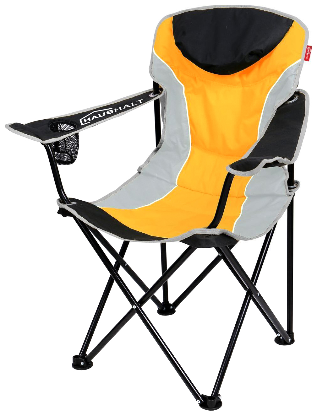 Кресло Nika Haushalt ННС3 черное/оранжевое