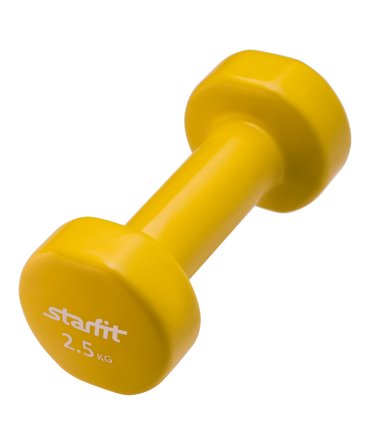 

Неразборная гантель виниловая StarFit DB-101 1 x 2,5 кг, желтый, DB-101