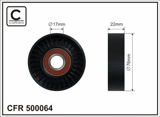 

Натяжной ролик CAFFARO 500064