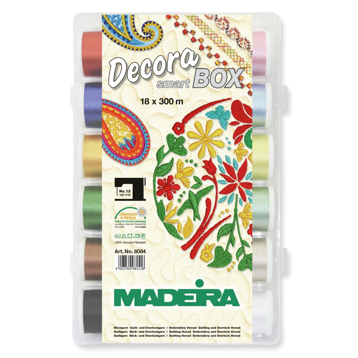 фото Набор ниток madeira decora 12 18 шт 8084