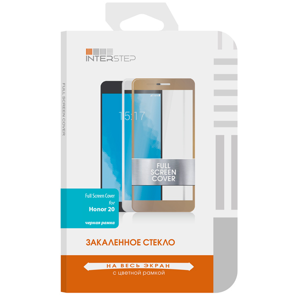 

Стекло InterStep для Honor 20, FSC для Honor 20 Black
