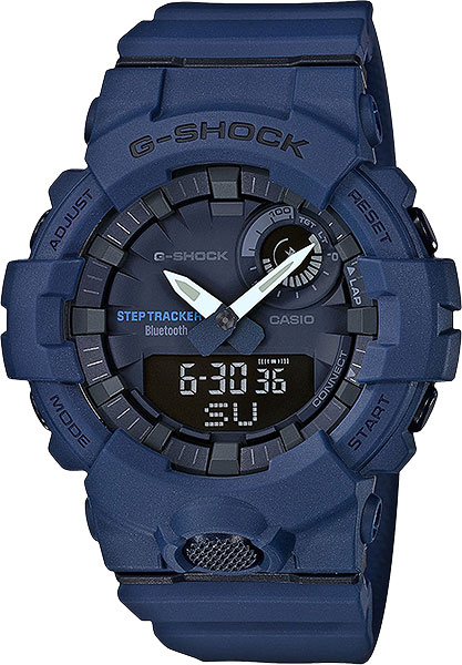 фото Японские спортивные наручные часы casio g-shock gba-800-2a с хронографом