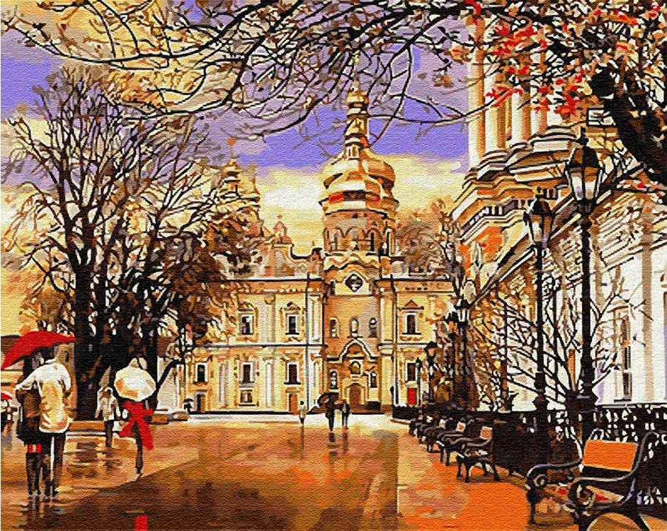 

Картина по номерам Цветной Киево-Печерская лавра, 40x50 см, Киево-Печерская лавра