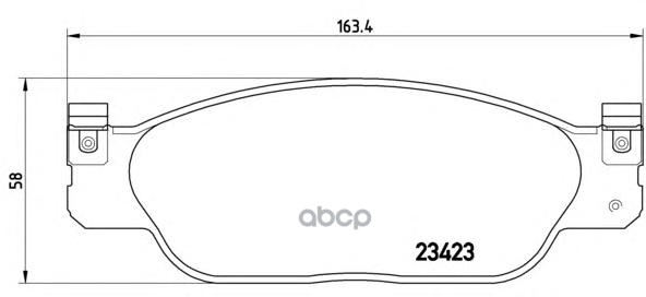 

Тормозные колодки brembo P36012
