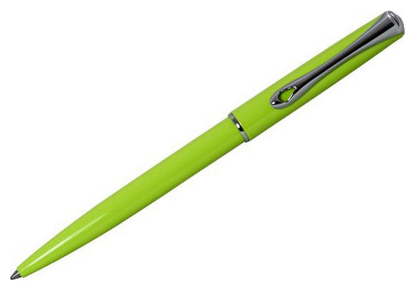 Шариковая ручка Diplomat Traveller Lumi green синяя арт. D20001073