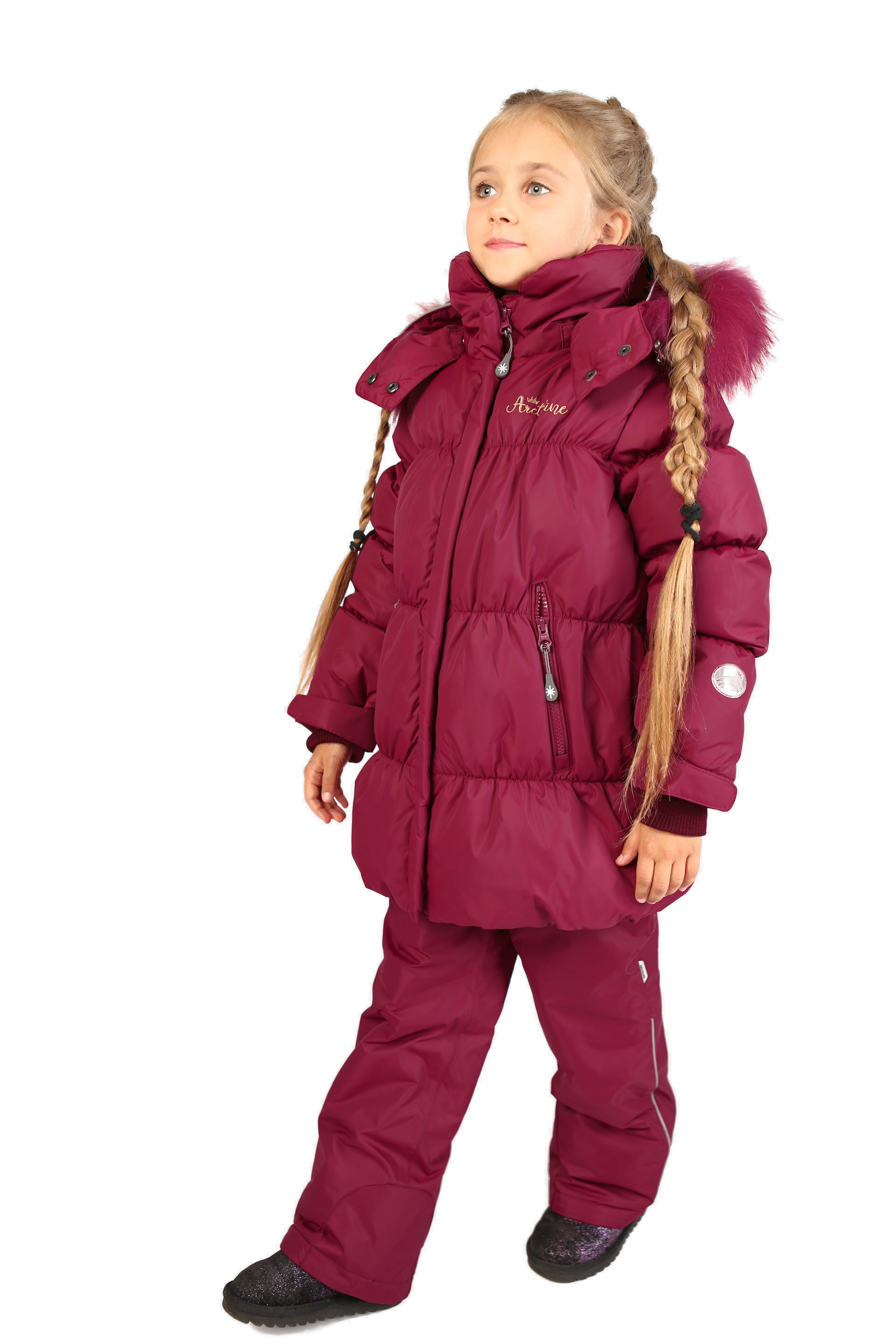 Комплект верхней одежды ArctiLine Аделия, Марсала, 122
