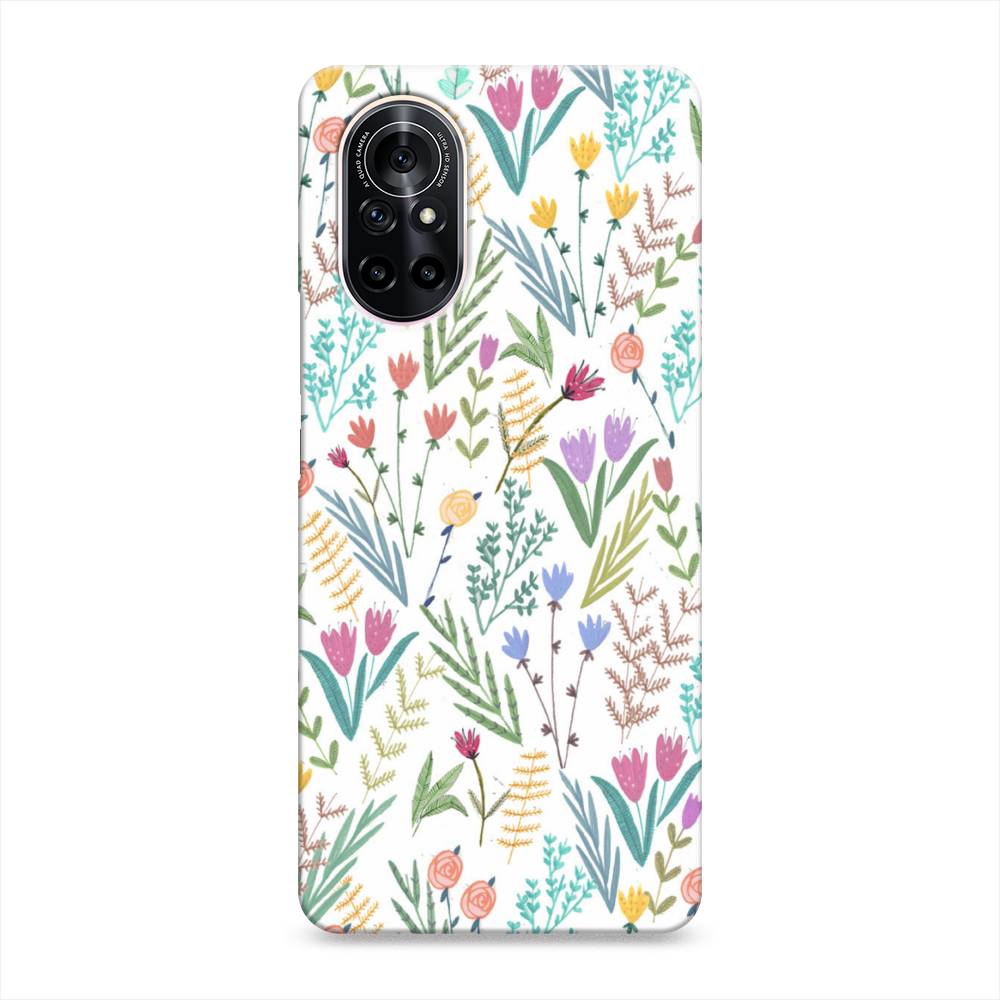 

Чехол Awog "Полевые цветы рисунок" для Huawei Nova 8, 6105720-6