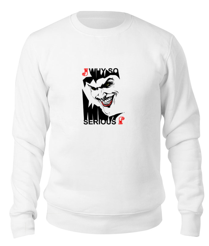 

Свитшот унисекс Printio Joker белый M, Joker