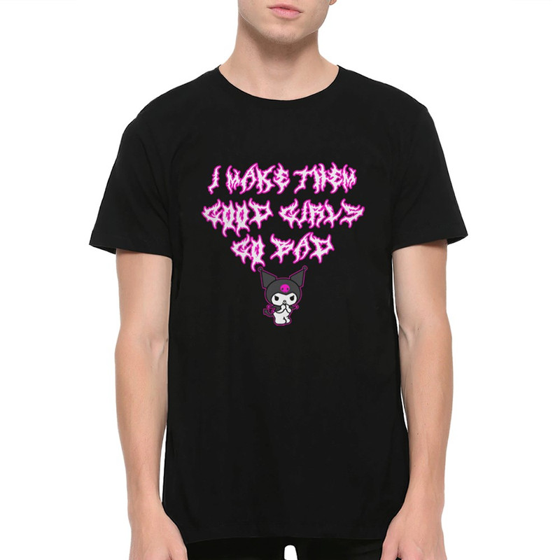 

Футболка мужская Dream Shirts Hello Kitty Куроми черная 3XL, Hello Kitty Куроми