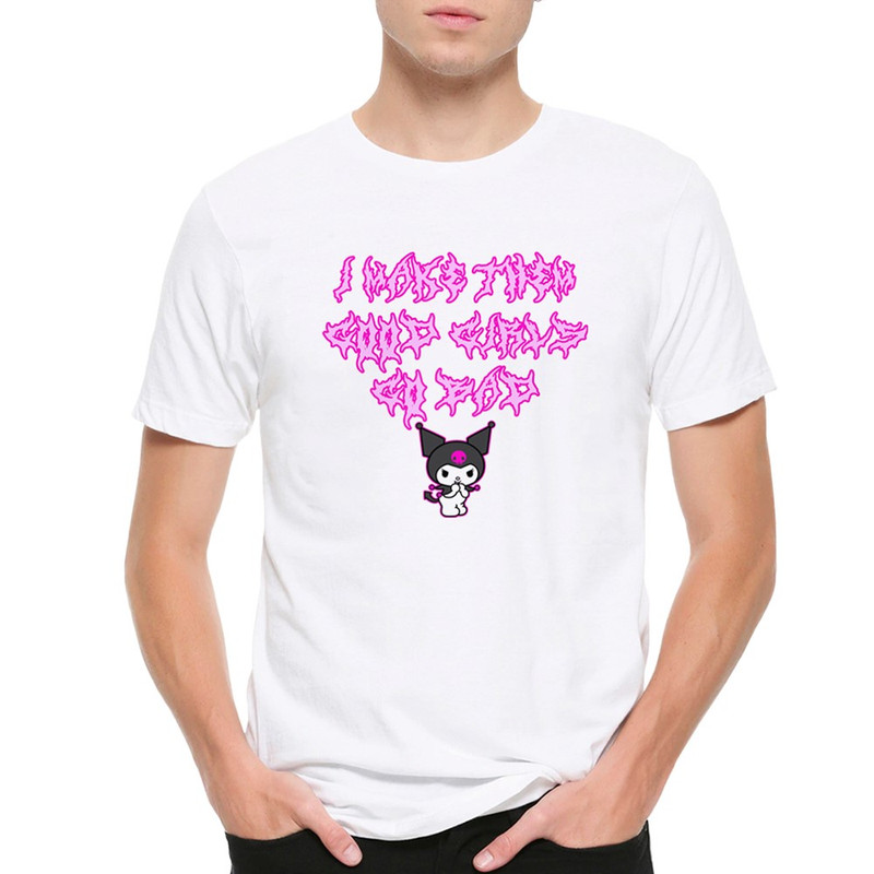 

Футболка мужская Dream Shirts Hello Kitty Куроми белая 2XL, Hello Kitty Куроми