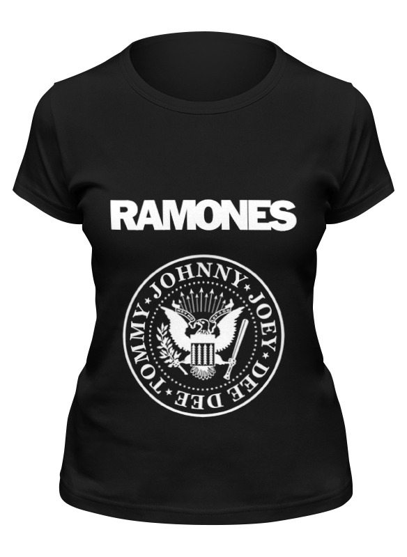 

Футболка женская Printio Ramones черная 2XL, Черный, Ramones